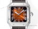 Swiss Grade Copy Cartier Santos de Cartier 35.1 Lady THB Miyota-9015 Brown Ombre Dial (12)_th.jpg